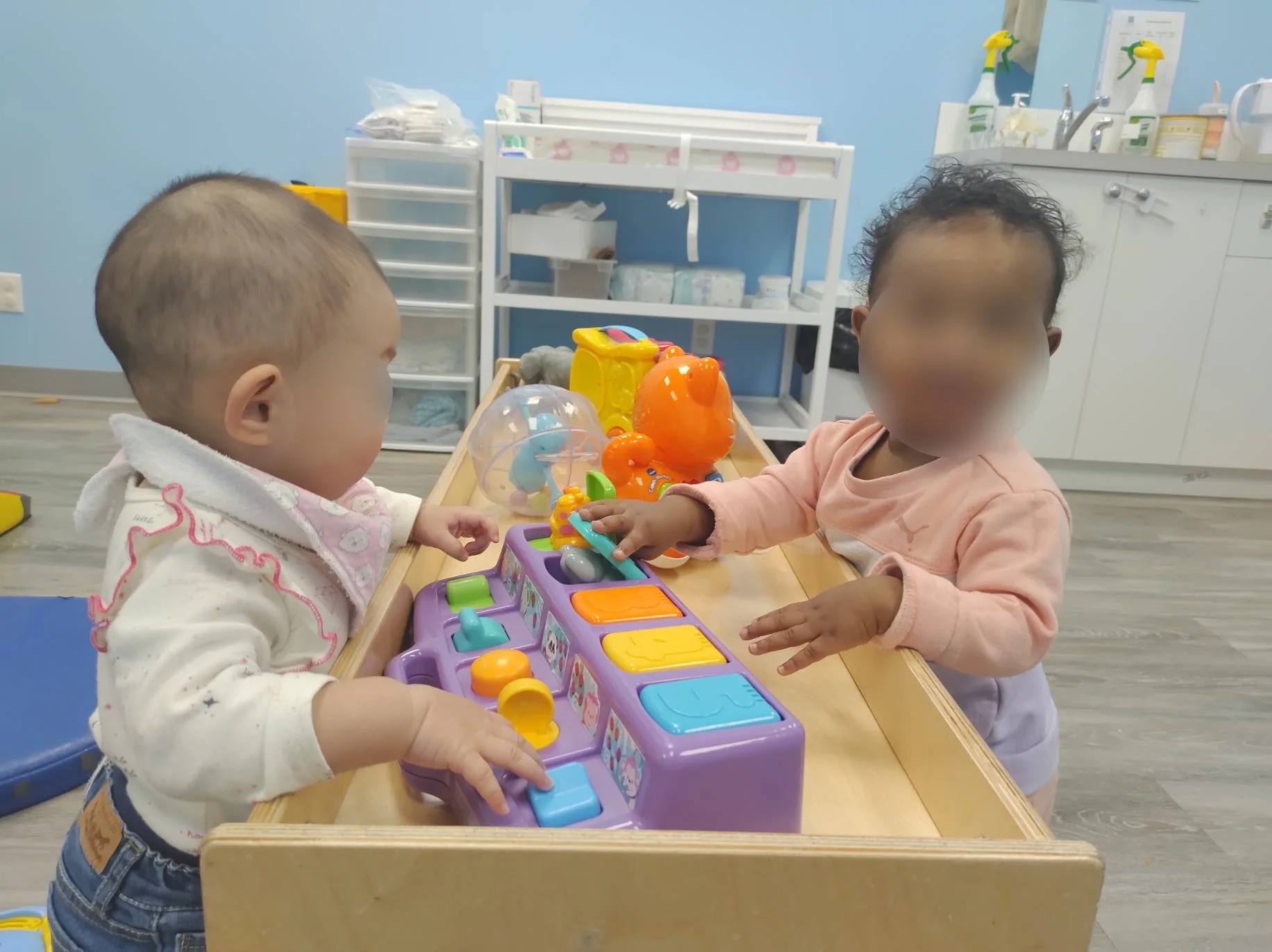 Village Scholars Preschool photo: pretend play at the toy checkout